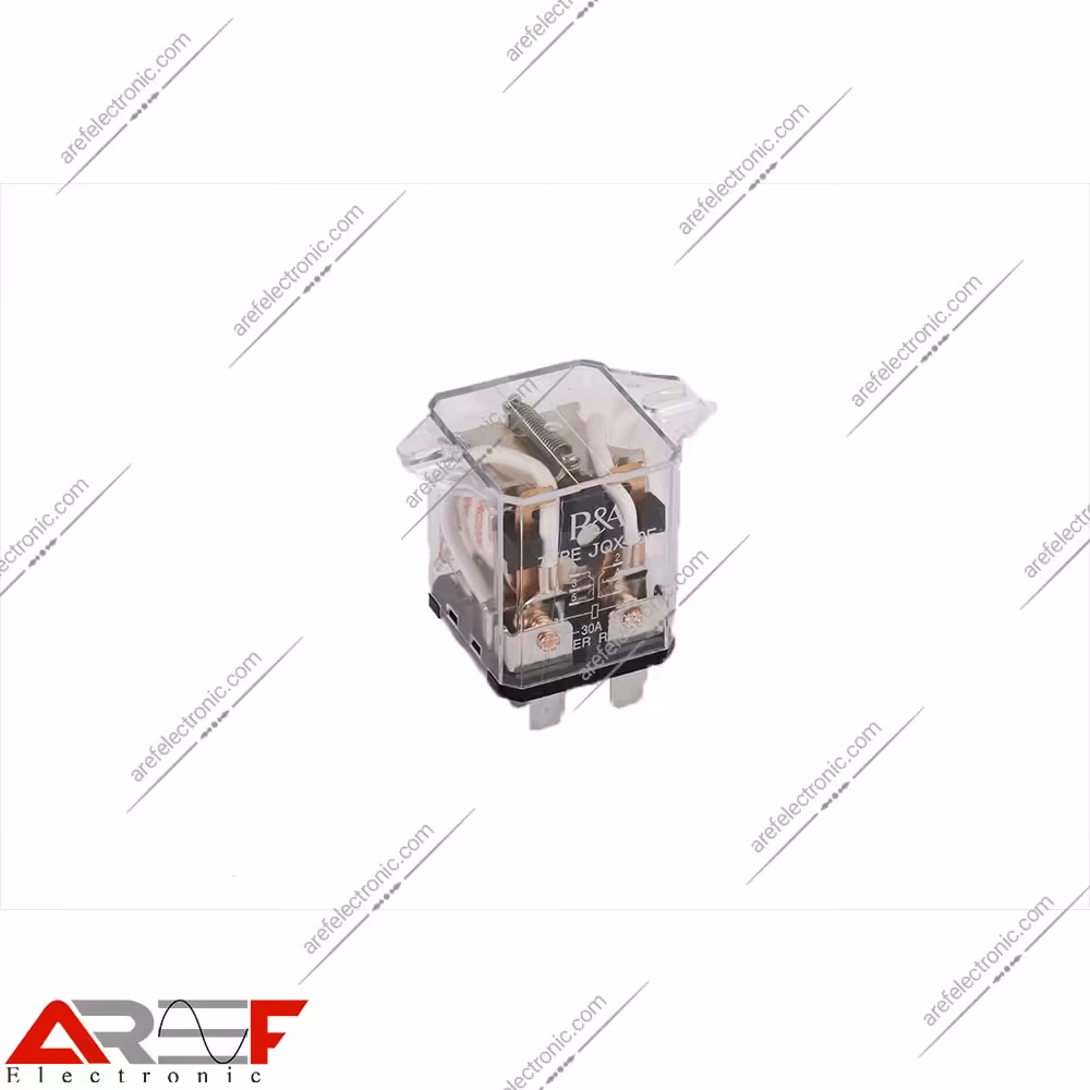 رله پاوری مدل JQX-30F دارای 220 ولت 2 کنتاکت 30 آمپر - فروشگاه عارف الکترونیک