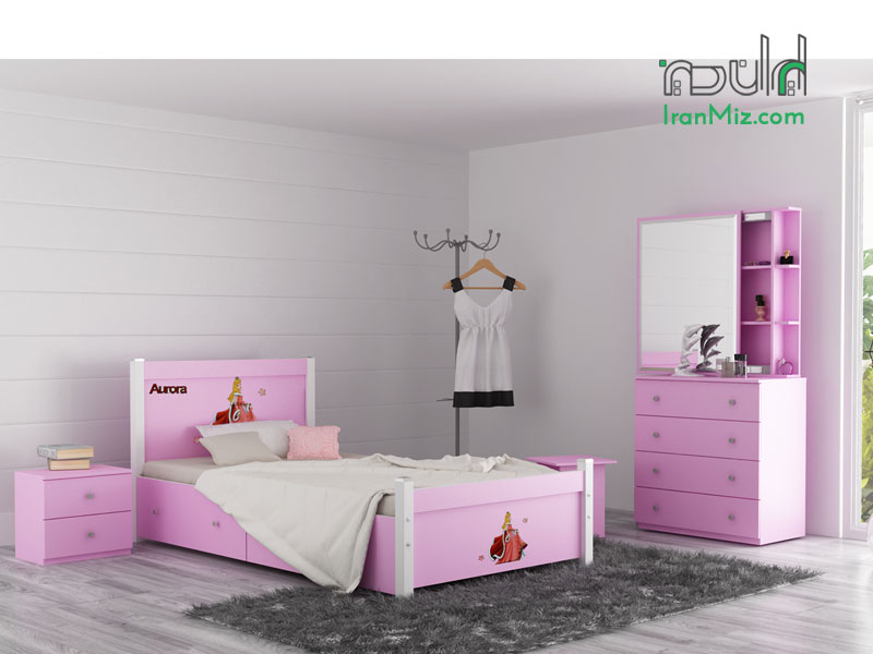 تخت یک نفره گل آرا