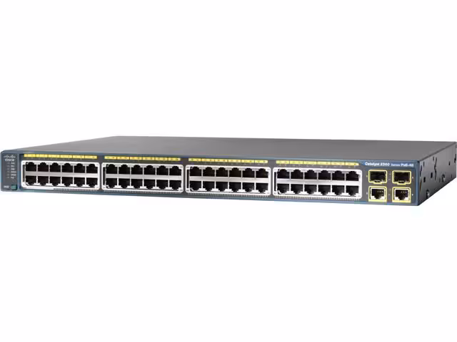 سوییچ مدیریتی 48 پورت Cisco مدل WS-C2960-48PST-L - فروشگاه اینترنتی طیف سنتر