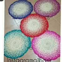 سفره حصیری رنگی رنگی