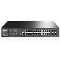 سوييچ مديريتي گيگابيتي 24 پورت PoE Plus تي پي-لينک مدل TL-SG3424P به همراه 4 پورت Combo SFP