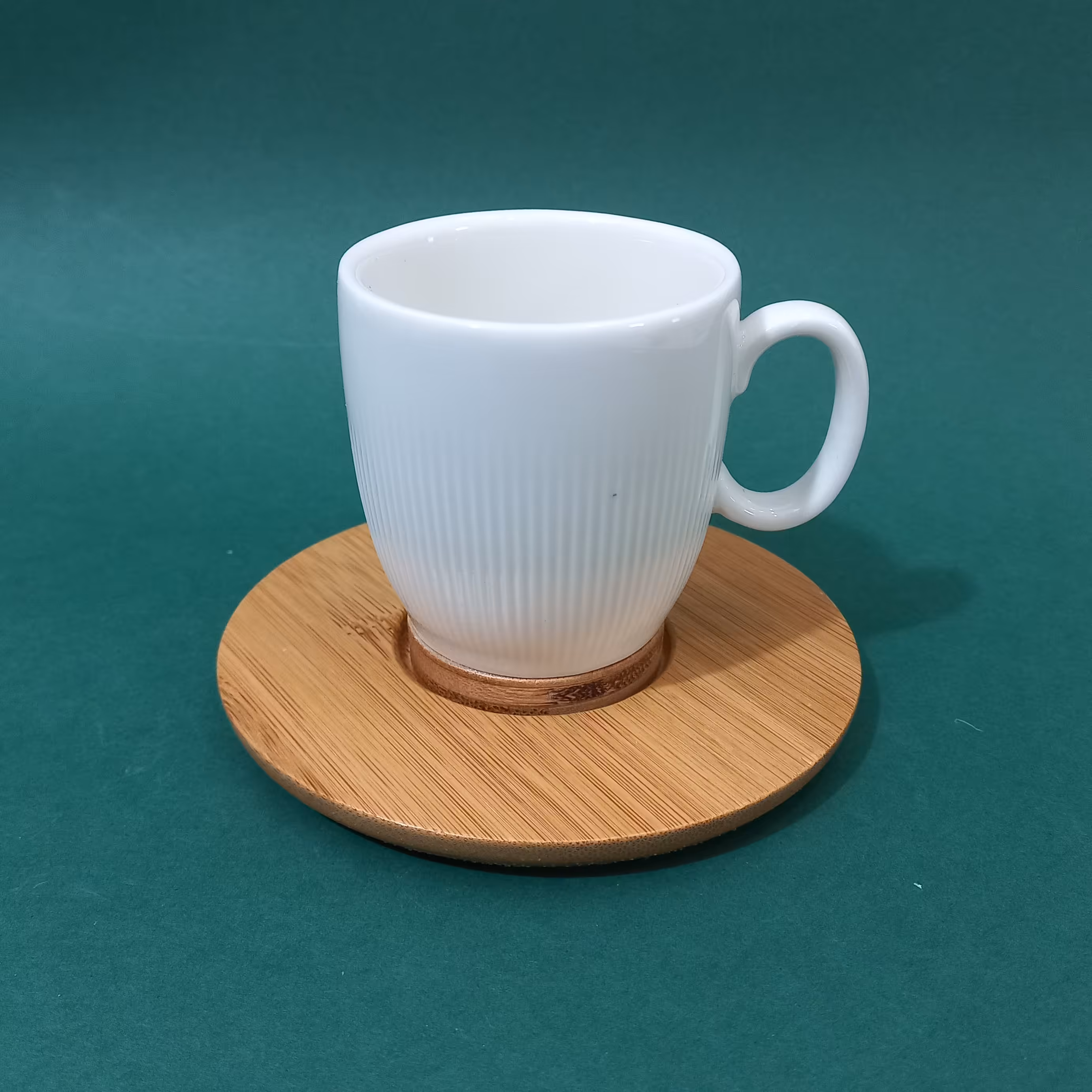 فنجان قهوه خوری زیر ه بامبو اورجینال  حجم 90میل بدون جعبه