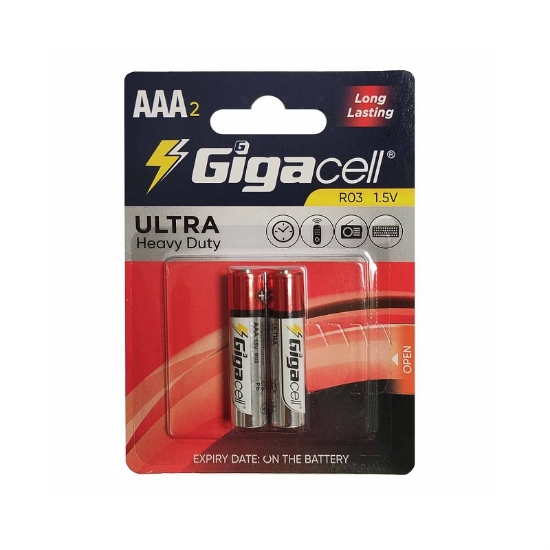 باتری قلمی گیگاسل مدل Ultra Heavy Duty بسته 2 عددی