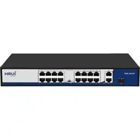 سوئیچ شبکه 16 پورت HRUI مدل HR901-AF-1621GS-200