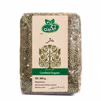حبوبات ماش سبز ارگانیک آبگینه 900 گرمی 