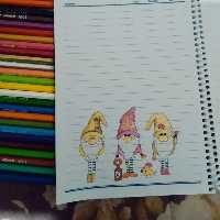 دفتر نقاشی شده 