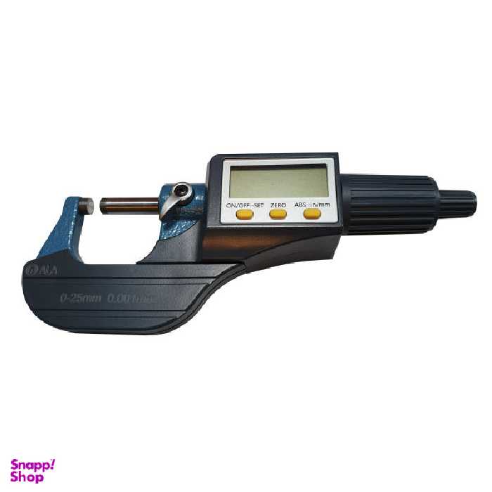 میکرومتر دیجیتالی ای ال ای مدل YP025 با گستره 25-0 میلی متر