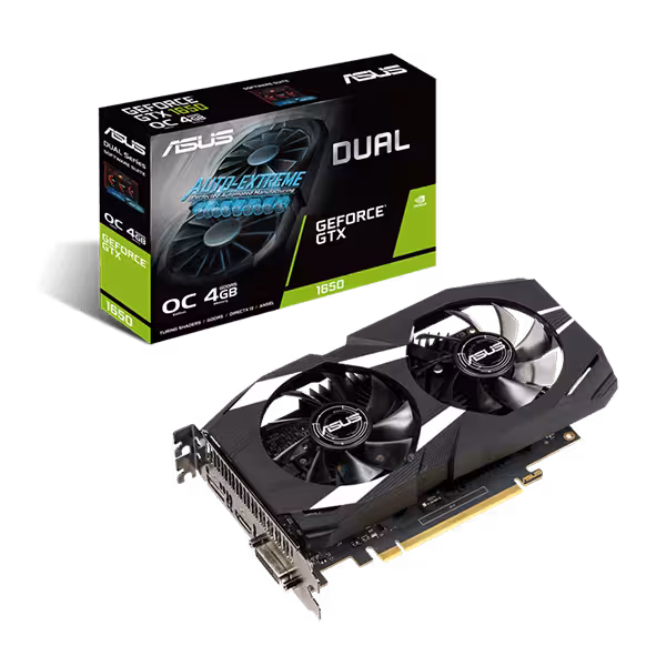 قیمت و خرید کارت گرافیک ایسوس ASUS Dual GeForce GTX 1650 OC edition