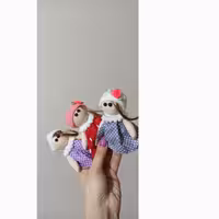  جاسوییچی  عروسک دانش آموز ودانشجو دختر وپسر سه طرح مختلف 