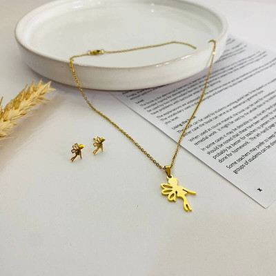 نیم ست استیل طرح فرشته