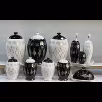 پاسماوری 14 پارچه  مدل دایموند رنگ سفید مشکی 