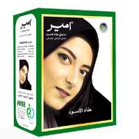 حنا هندی امیر  مشکی اصلی بسته کامل 6 عددی