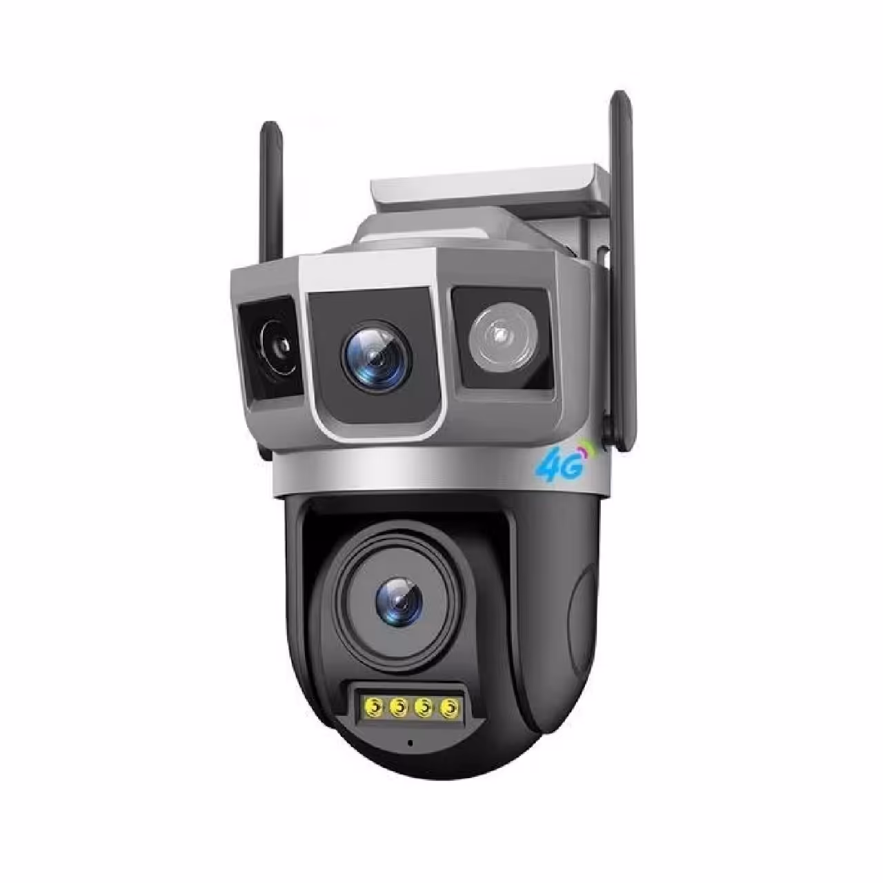 دوربین مینی اسپید دام بی سیم سیمکارتی مدل SC23 دو لنز V380 فضای باز بدون برق اضطراری بدون کارت حافظه