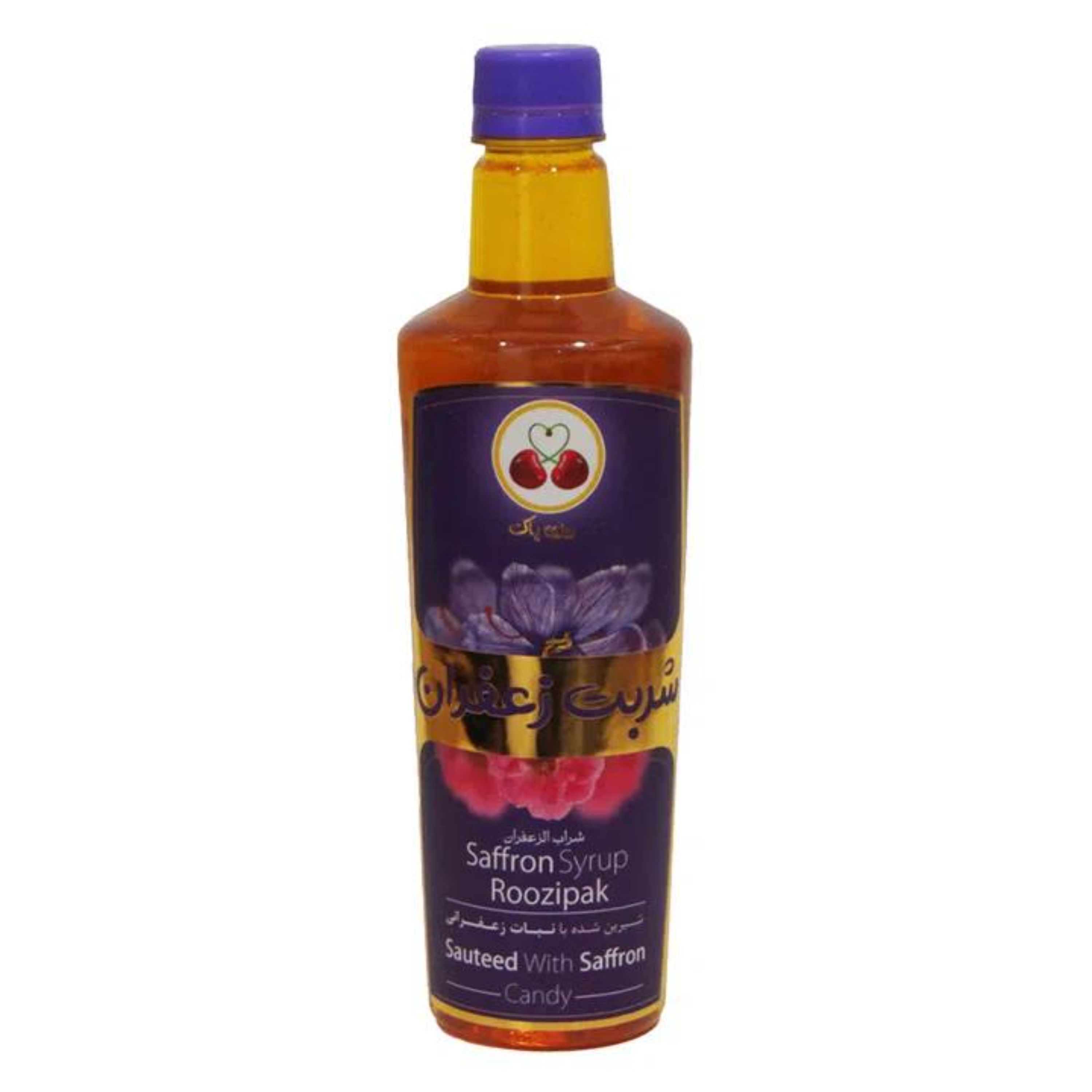 شربت زعفران خاکشیر- نیم لیتری- روزی پاک