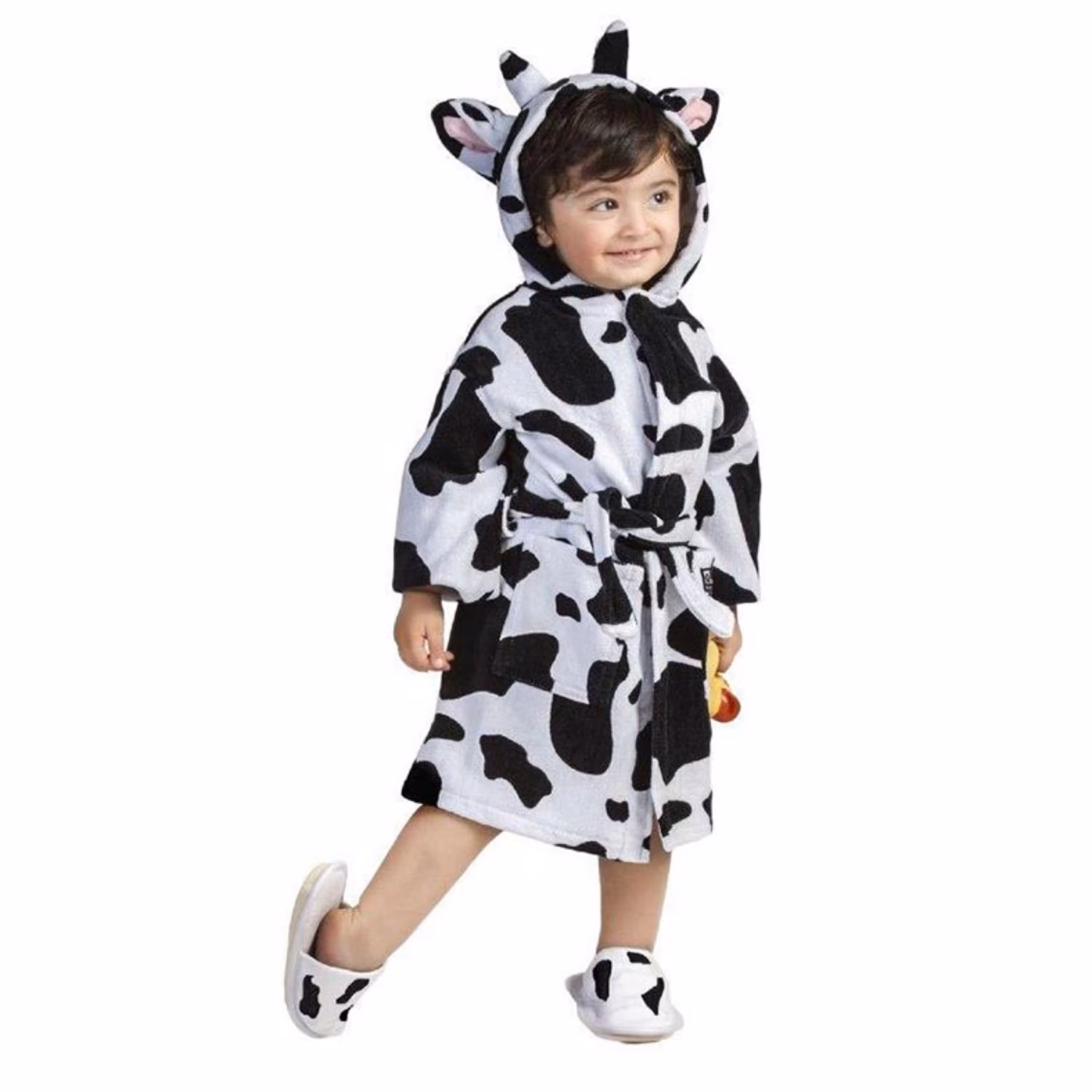 حوله تنپوش کودک پودایران طرح گاوی سایز 70 (100درصد پنبه)ضد حساسیت و ضد باکتری