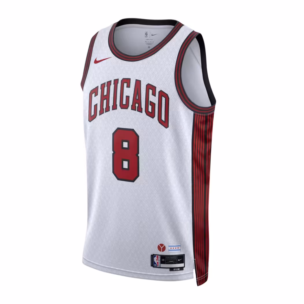 لباس سفید شیکاگو بولز سیتی ادیشن 2023-2022