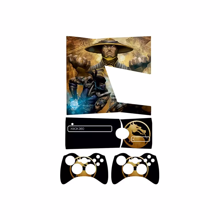 اسکین(برچسب)Xbox 360 اسلیم -طرح mortal kombat-مدل اسلیم-کد13-سفارشی