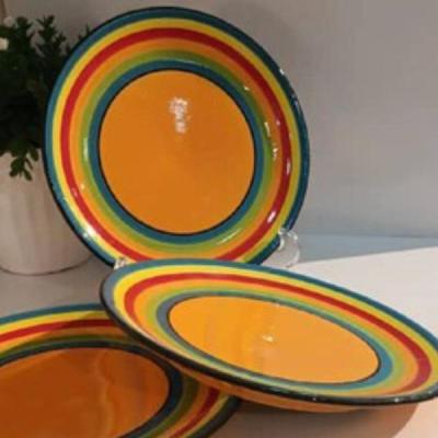 پیش دستی رنگین کمان نارنجی 1 عددی
