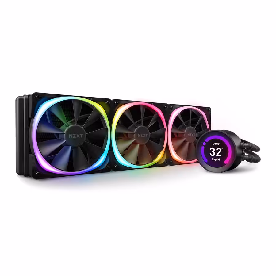 قیمت و خرید خنک کننده مایع پردازنده ان زی ایکس تی مدل Kraken Z73 RGB AIO 360 Black | یاس ارتباط