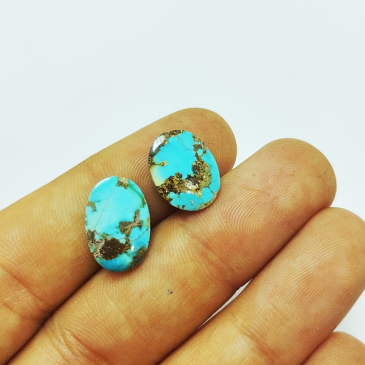 سنگ فیروزه ست نیشابور طبیعی کد 11721012