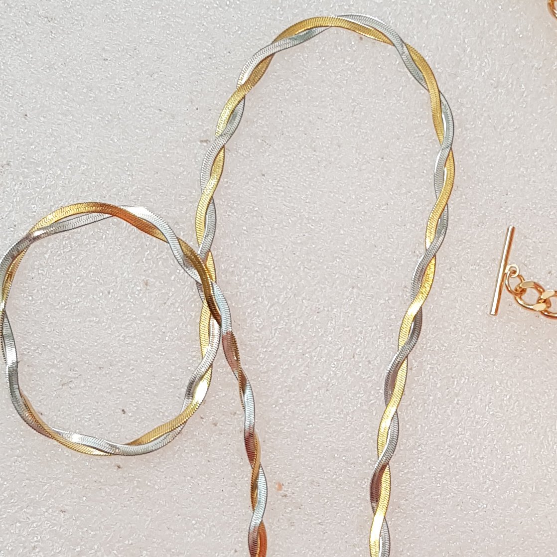 زنجیر طرح طلا ایتالیایی رنگ ثابت ضدحساسیت  استفاده مداوم و رکزانه