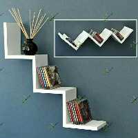 کتابخانه دیواری زیکزاک(پسکرایه)