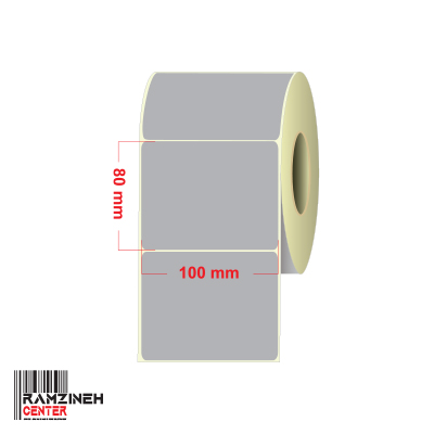 لیبل متال سایز 100*80 میلیمتر