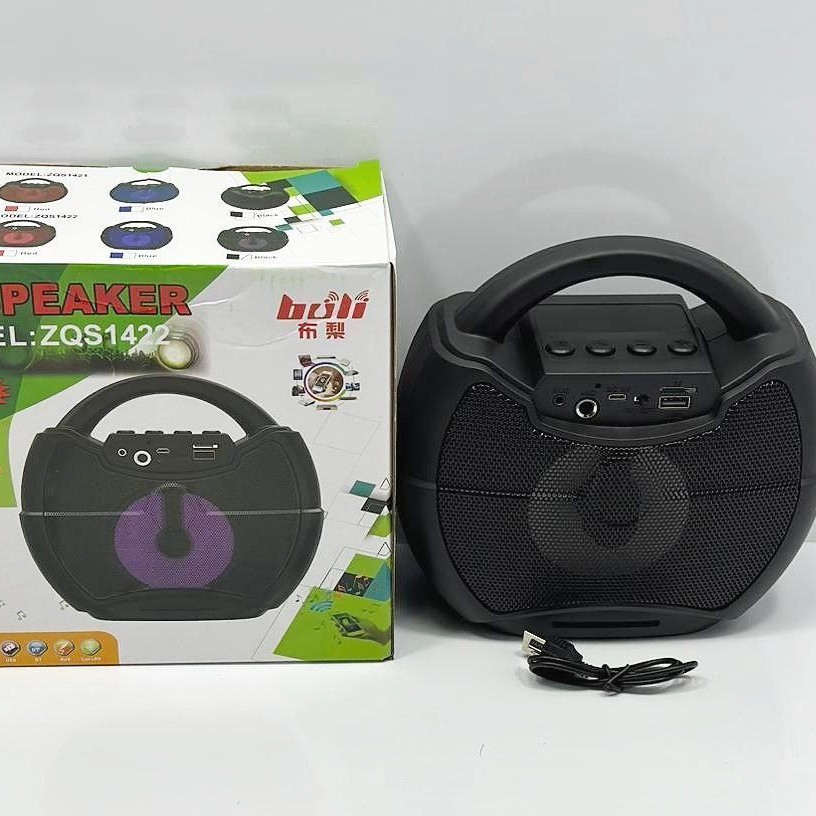 اسپیکر  4 اینچ بلوتوث فلش و aux قابلیت اتصال میکروفن مدل ZQS-1422 