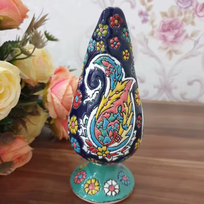 قلمدان سفالی میناکاری