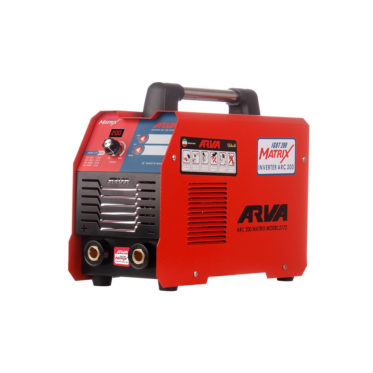 اینورتر (موتور جوش) 200 آمپر آروا  مدل 2172 ماتریکس ضمانت 70ماهه