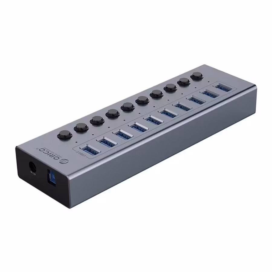 قیمت و خرید هاب USB 3.0 ده پورت اوریکو مدل BT2U3-10AB-EU | یاس ارتباط
