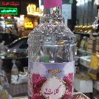 گلاب سنگین کاشان 1لیتری 25عیار بدون اسانس برند دلوپه کاشان 