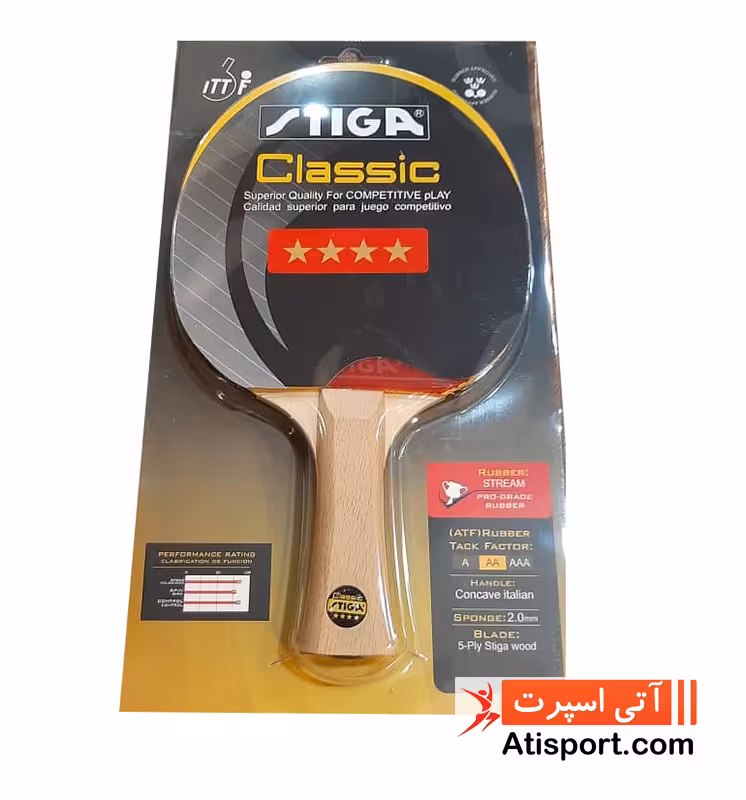 راکت پینگ پنگ استیگا classic 4 star