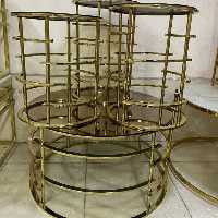 میز عسلی و جلو مبلی نیم هلال