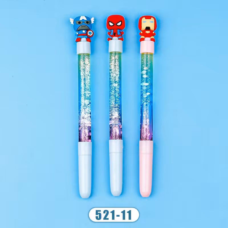 روان نویس خودکار  آکواریومی قهرمانان  وارداتی باکیفیت روانویس قهرمانان روانویس آکواریومی فانتزی پسرانه 