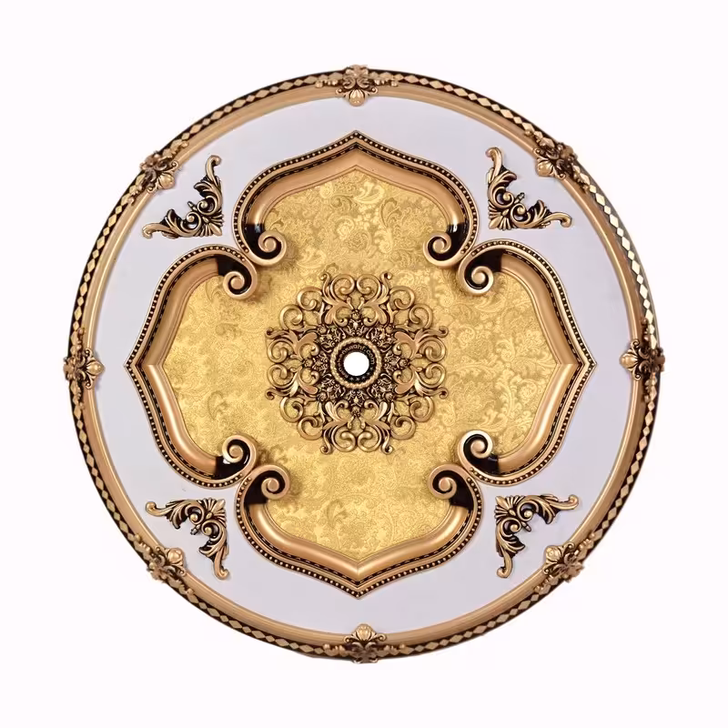 دور لوستری (گل سقفی) دایره قطر 120 سانتیمتر  طرح کماندار. 