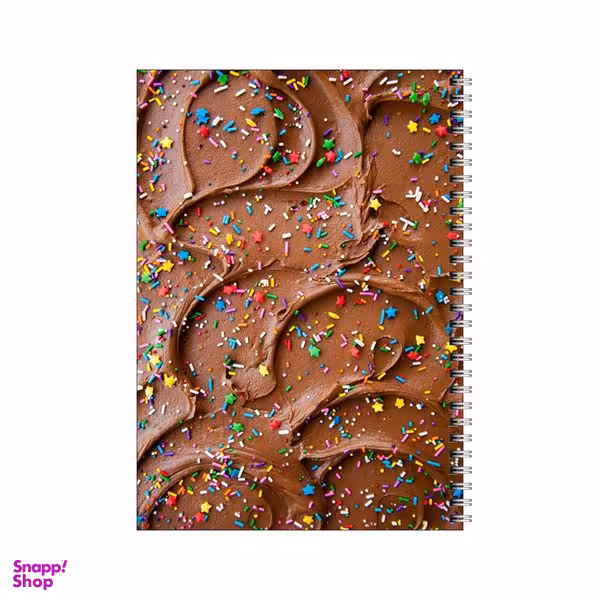 دفتر مشق 50 برگ بامبیلیپ طرح شکلات و ترافل رنگی کد 1524408