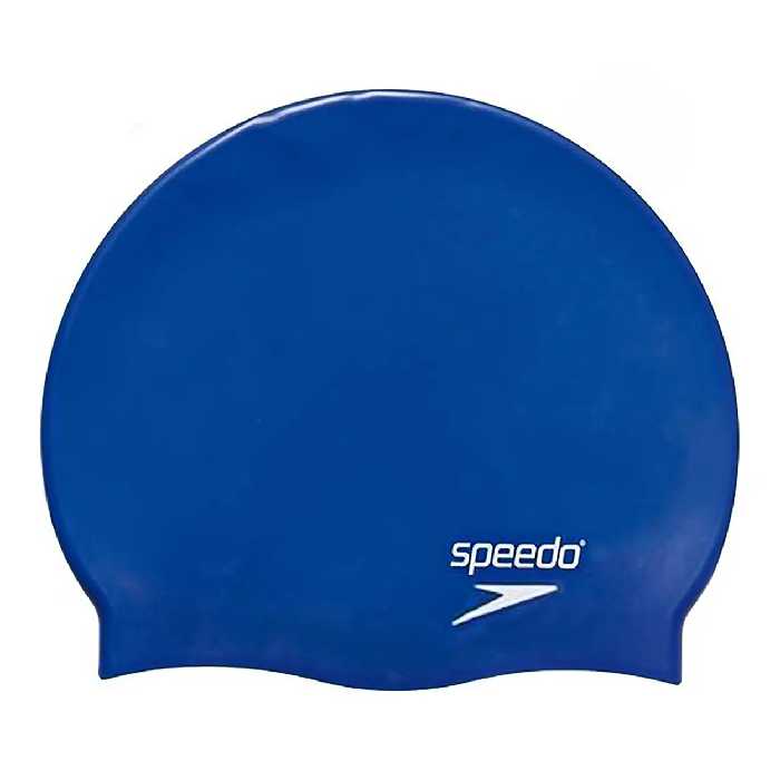 کلاه شنا بچه گانه سیلیکونی اسپیدو HMK 709931959-8  PLAIN FLAT JUNIOR | آبی