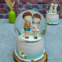 گوی پمپی موزیکال دختر پسر سایز بزرگ