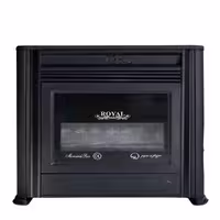 بخاری گازی مروارید سوز طرح شومینه رویال مدل 12000