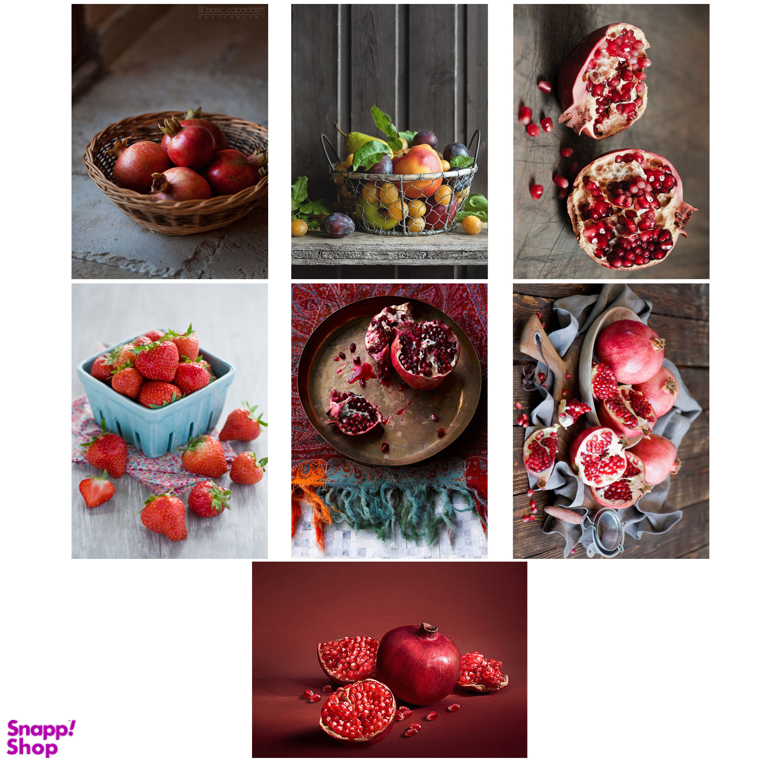 تابلو مگنتی طرح میوه کد 007 مجموعه 7 عددی