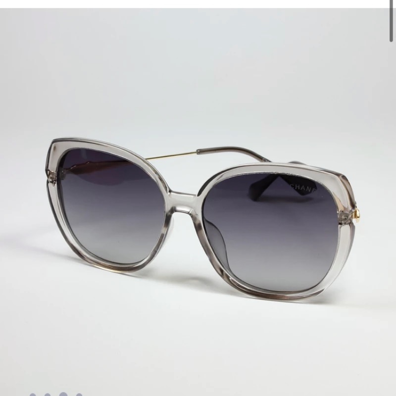 فریم عینک آفتابی زنانه کائوچو بزرک جدید چنل 2460