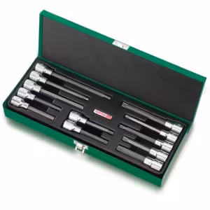 جعبه بکس 12 پارچه آلنی بلند تاپ تول TOPTUL