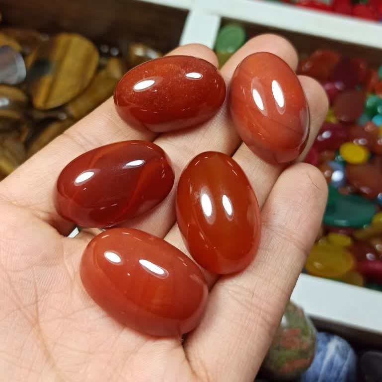 عقیق قهوه ای سایز 3در2