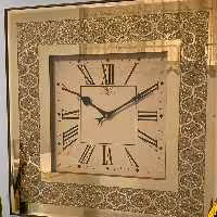 ساعت دیواری اسید شویی بدون گوشواره کد 6588