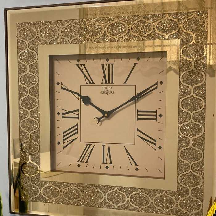 ساعت دیواری اسید شویی بدون گوشواره کد 6588