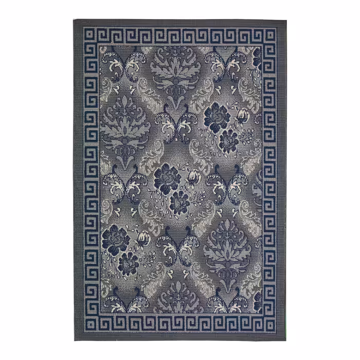 گلیم  (1.5-1)  رنگ دودی   طرح بوستان  در سایزهای مختلف (ارسال پس کرایه)