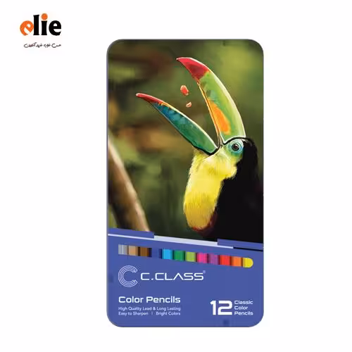 مداد رنگی 12 رنگ سی کلاس