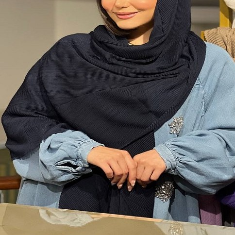 شال نخی پلیسه 21 کد 60198