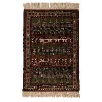 فرش دستباف دو و نیم متری طرح خراسان کد 4020355